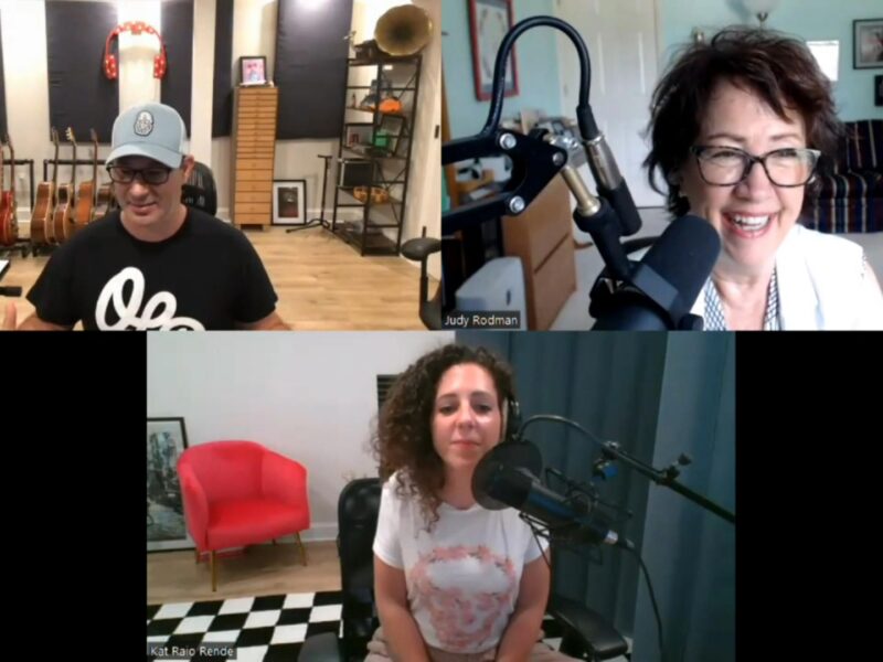 Judy Rodman interviews Kat and JP Rende online for All Things Vocal Podcast.