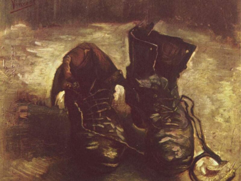 Van Gogh's Shoes painting